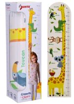 Detský meter na stenu žirafa 120cmDetský meter na stenu s motívom žirafy. Meter je vyrobený z penového materiálu.  Výška metra 120 cm