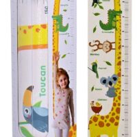 Detský meter na stenu žirafa 120cmDetský meter na stenu s motívom žirafy. Meter je vyrobený z penového materiálu.  Výška metra 120 cm