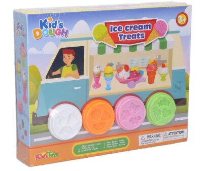 Kidś Dough Modelína zmrzlinové dezerty setKvalitná plastelína prinesie vášmu dieťaťu veľa radosti. Kreativita pri tvorbe je neobmedzená.Súprava je vyrobená z certifikovaných a bezpečných materiálov. Hračka je prispôsobená pre deti od 3 rokov