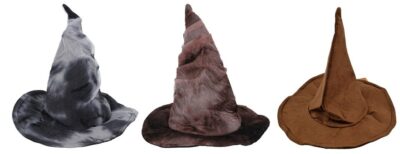 Čarodejnícky klobúk 3 farbySkvelý doplnok ku karnevalovému kostýmu alebo na párty. Veľkosť: vnútorný priemer 19 cm