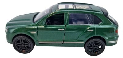 Zelené SUV kovovéAuto kovové SUV na spätné natiahnutie. Rozmery 12 cmNa spätné natiahnutieOtváracie dvere a kuforMateriál kov / plast