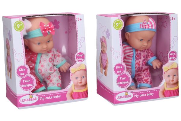 Bábätko s čelenkou 22 cmMilá bábika Lunabebe  je vhodná pre malé dievčatá