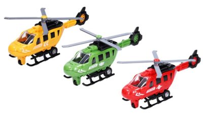 Vrtuľník s kovovou vrtuľouVrtuľník s kolieskami