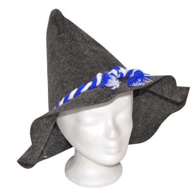 Čarodejnícky klobúk 39 cmKrásny a elegantný čarodejnícky klobúk je výborným doplnkom čarodejníckeho kostýmu na halloweenskú párty či karneval. Okúzlite svojich priateľov týmto skvelým karnevalovým doplnkom. Veľkosť 39 cm