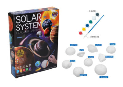 Maľovanie Slnečná sústava sadaSada na vymaľovanie jednotlivých planét slnečnej sústavy podľa vlastných predstáv. Sada rozvíja kreativitu