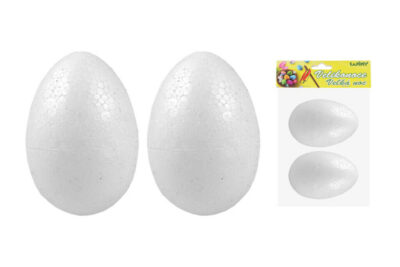 Vajíčko polystyrénové dekoračné 9cm