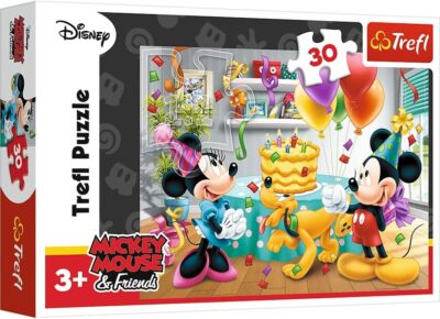 Trefl Puzzle Mickey Mouse Oslava 30 dielikovZoznámte dieťa s puzzle. Ako tvrdia psychológovia