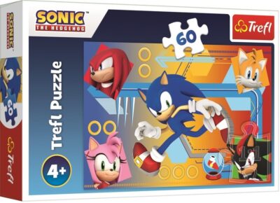 Puzzle Sonic 60 dielikovJedninečné rozprávkové puzzle s obrázkovým motívom. Poskladaním puzzle vznikne obrázok s rozmermi 33 x 22 mmVhodné pre deti od 4 rokovObsahujú 60 dielikov