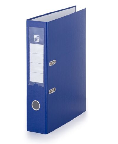 Zakladač pákový A4 modrýZakladač s pákovou mechanikou na zakladanie dokumentov vo formáte A4. Rozmery: 32 x 28