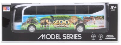 Autobus Safari kovový na batérieKovový autobus safari s rozmerom cca 22