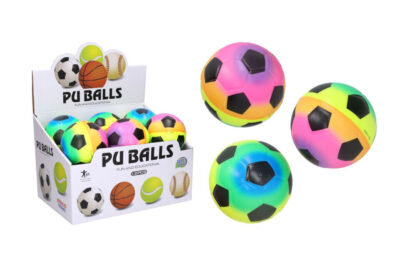 Lopta futbal 10 cmMalá farebná loptička vo futbalovom dizajne.  Materiál: penaUvedená cena za 1 ksV prípade celého balenia obsah 12 ks