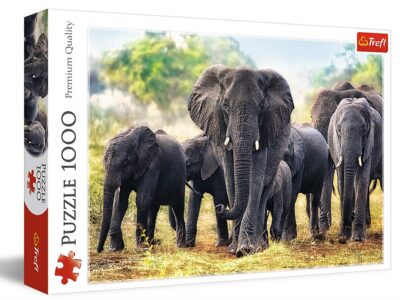 Trefl Puzzle 1000 Africký slonObrázkové puzzle