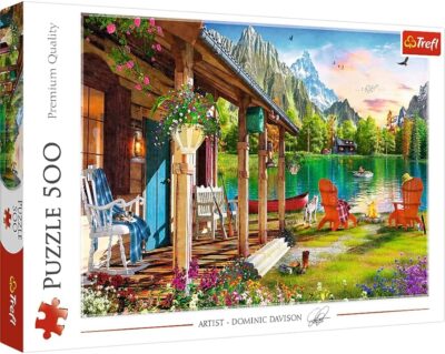 Trefl Puzzle 500 Domček v horáchObrázkové puzzle